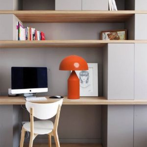 Mushroom Table Lamp Orange