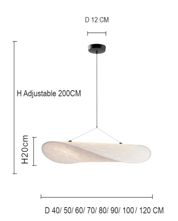 Nordic Wabi Sabi Pendant Lights - Image 3