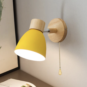Wooden Linear Wall Lamp